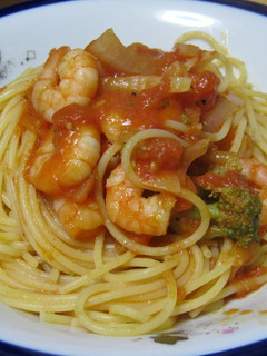 海老とブロッコリーのトマトパスタ-レシピのメイン写真
