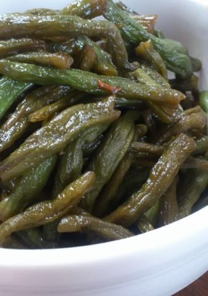 インゲンの煮しめだワン-レシピのメイン写真