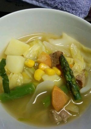 一人暮らしの野菜たっぷりスープ-レシピのメイン写真