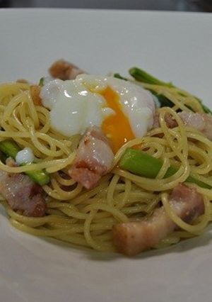アスパラとベーコンのパスタ-レシピのメイン写真
