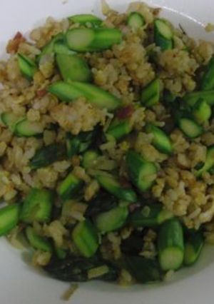 アスパラ炒飯-レシピのメイン写真