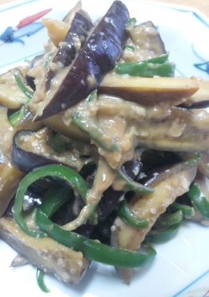 酒粕醤油＋甘麹☆茄子とピーマンの炒め物-レシピのメイン写真