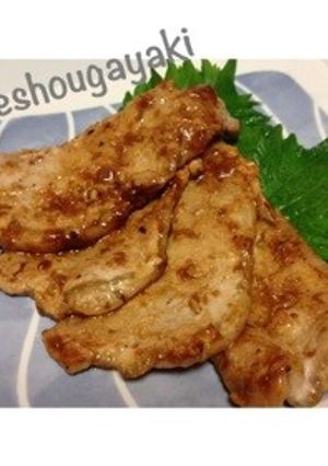 漬け込み不要☆梅味の生姜焼き♪♬-レシピのメイン写真