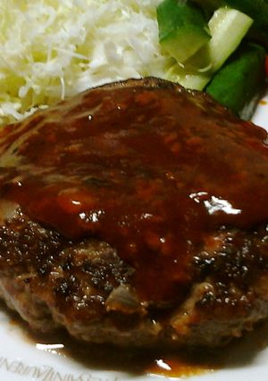 洋食屋さんのハンバーグ♪-レシピのメイン写真
