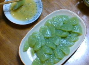 塩＋ごま油でさしみこんにゃくレバ刺し風-レシピのメイン写真