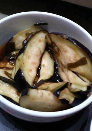 茄子の塩昆布で浅漬け-レシピのメイン写真