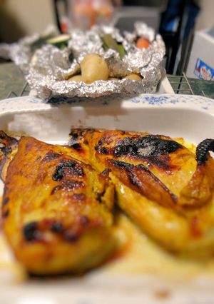 オーブン焼き塩麹タンドリーチキン-レシピのメイン写真