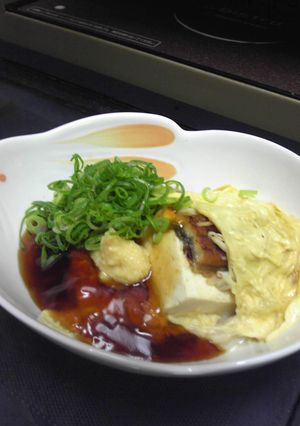 豆腐と鰻の生湯葉包み-レシピのメイン写真