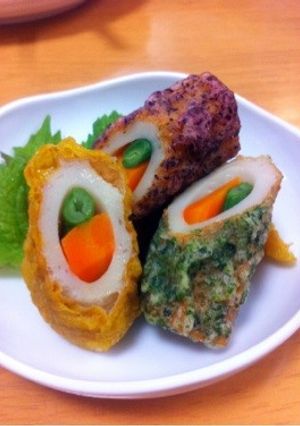 竹輪の三色揚げ-レシピのメイン写真