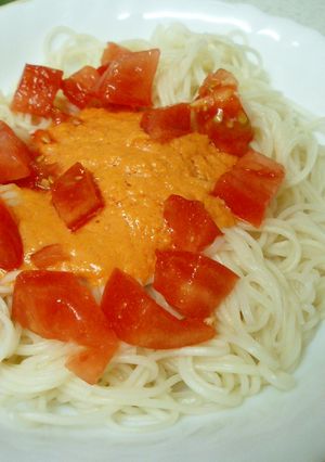 簡単シンプル！　イタリアントマトそうめん-レシピのメイン写真