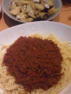 野菜たっぷり!ミートソーススパゲティ-レシピのメイン写真