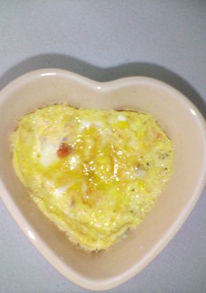 レンジでオムレツ-レシピのメイン写真