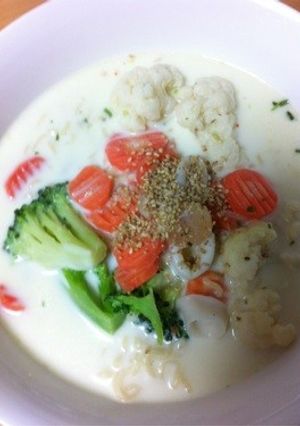 クラムチャウダみたいな塩ラーメン-レシピのメイン写真