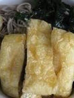 冷やしそば!油揚げとわかめのせ!-レシピのメイン写真