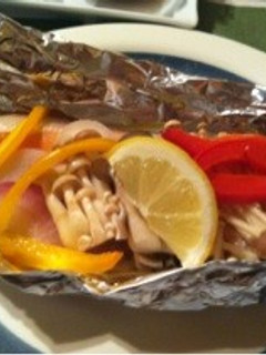 食物繊維たっぷりきのこと鮭のホイル焼き♡-レシピのメイン写真
