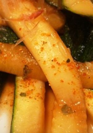 七味香るズッキーニの甘辛きんぴら-レシピのメイン写真