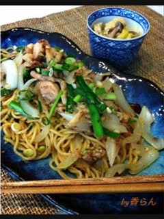 塩麹で*にんにくたっぷり鶏塩焼きそば-レシピのメイン写真