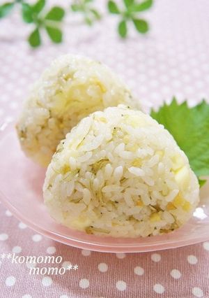 じゃこアーモンドとチーズのおにぎり-レシピのメイン写真