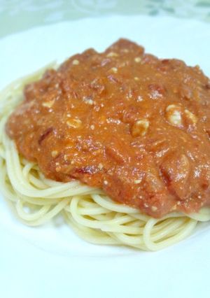 ツナ＆クリチで簡単☆トマトクリームパスタ-レシピのメイン写真