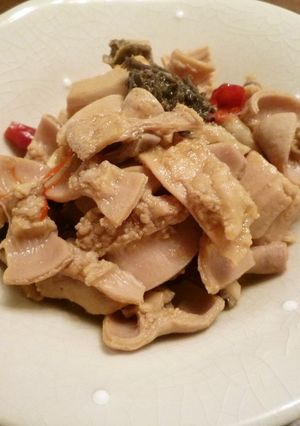 ピリ辛ホルモン煮込み(味噌ベース)-レシピのメイン写真