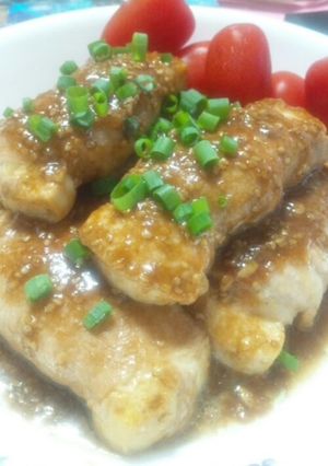 肉巻き豆腐ステーキ-レシピのメイン写真