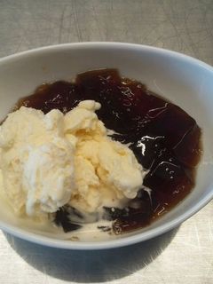 手づくりアイスとコーヒーゼリー-レシピのメイン写真