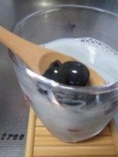 黒豆(ラカントS煮)ソイラテ-レシピのメイン写真