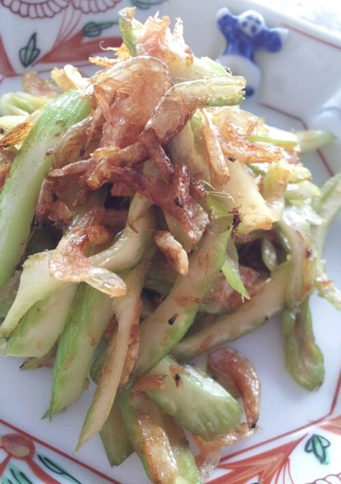セロリの中華風炒め-レシピのメイン写真