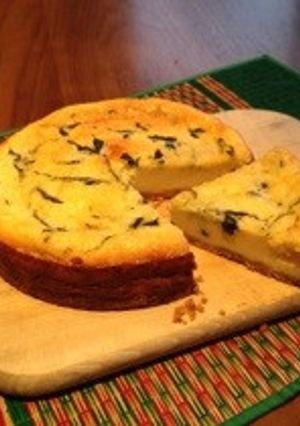 抹茶マーブルチーズケーキ-レシピのメイン写真