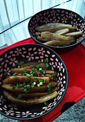 茶or白　簡単！茹でて漬けるなすの煮浸し-レシピのメイン写真
