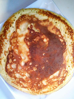 もっちもちむっちむち♪手作りホットケーキ-レシピのメイン写真