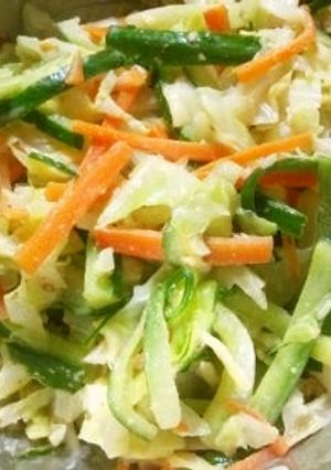 給食の♪ごまマヨネーズサラダ-レシピのメイン写真
