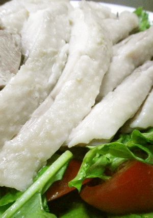ゆで鶏とスープ-レシピのメイン写真