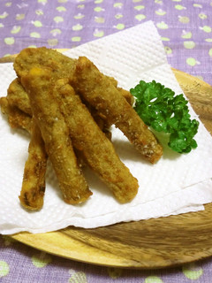 レンジで簡単!揚げごぼう-レシピのメイン写真