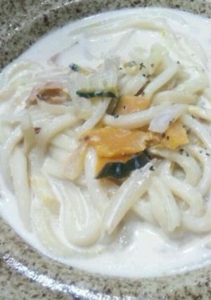 簡単♪クリームうどん-レシピのメイン写真