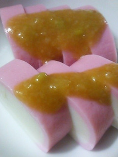 ★かまぼこon塩麹わさ醤油★-レシピのメイン写真