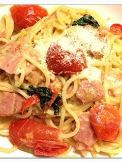 トマトとバジルとチーズのパスタ-レシピのメイン写真
