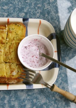 朝食に！フレンチトースト～抹茶風味～　-レシピのメイン写真