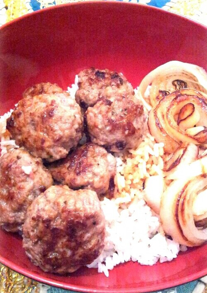 玉ねぎと照り焼きつくね丼-レシピのメイン写真
