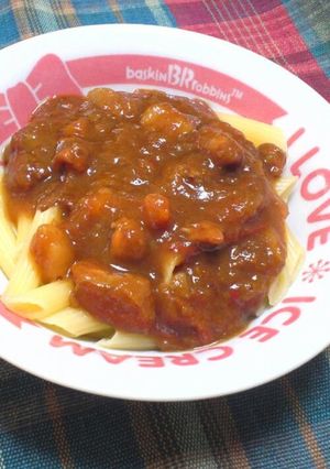 カレーパスタ-レシピのメイン写真