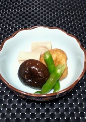 高野豆腐とひりゅうずの含め煮-レシピのメイン写真