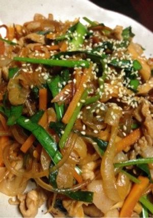 ご飯がすすむ！簡単韓国チャプチェ-レシピのメイン写真