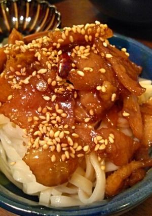 絶品 鶏皮うどん-レシピのメイン写真