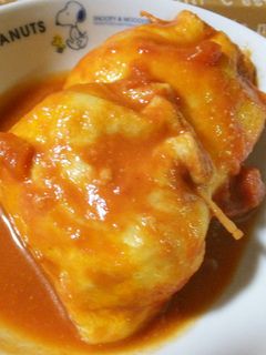 ●きんちゃくのトマト味噌煮込み●-レシピのメイン写真