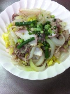塩麹 豚肉野菜炒め-レシピのメイン写真