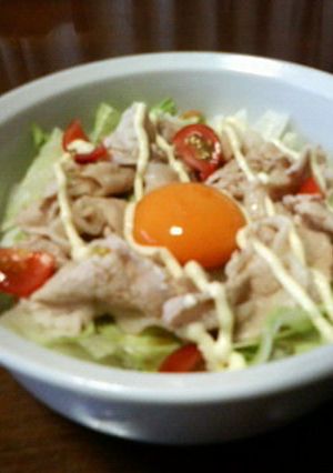 夏バテ解消！スタミナブタしゃぶ卵かけご飯-レシピのメイン写真