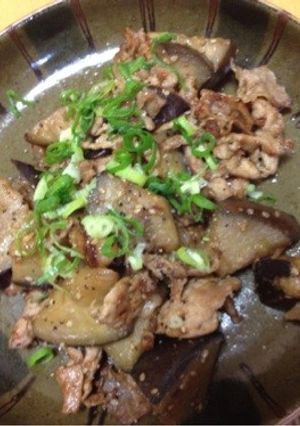 茄子 の胡麻味噌炒め-レシピのメイン写真