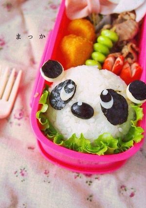 キャラ弁‐パンダ-レシピのメイン写真