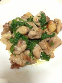 鶏肉のバター大葉炒め-レシピのメイン写真
