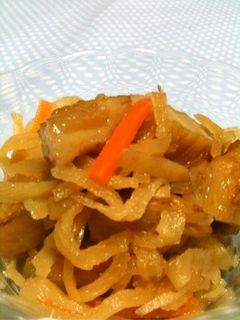 切り干し大根 さつま揚げ-レシピのメイン写真